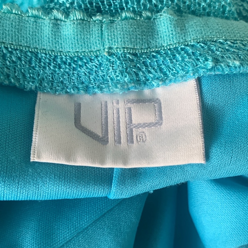 VIP Turquoise Lace Midi Dress - Picture 2 of 15